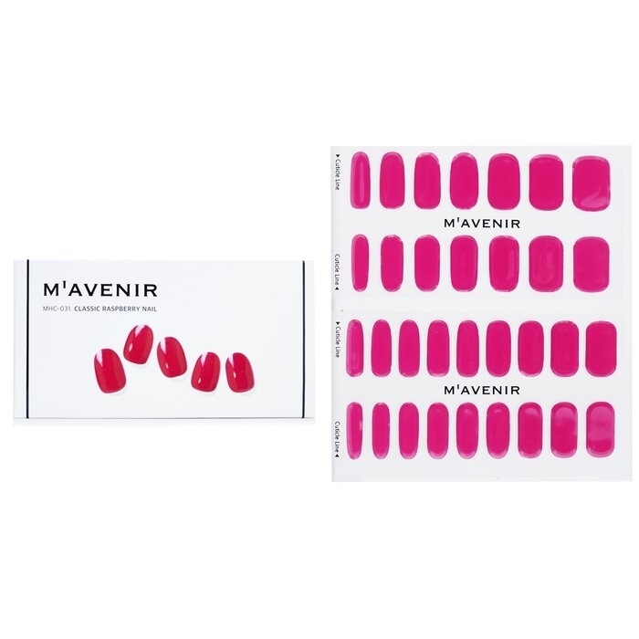 Mavenir - Nail Sticker (Pink) - # Classic Raspberry Nail(32pcs)