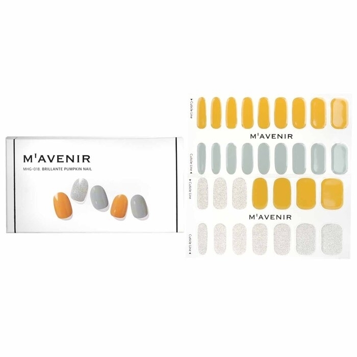 Mavenir - Nail Sticker (Yellow) - # Brillante Pumpkin Nail(32pcs)