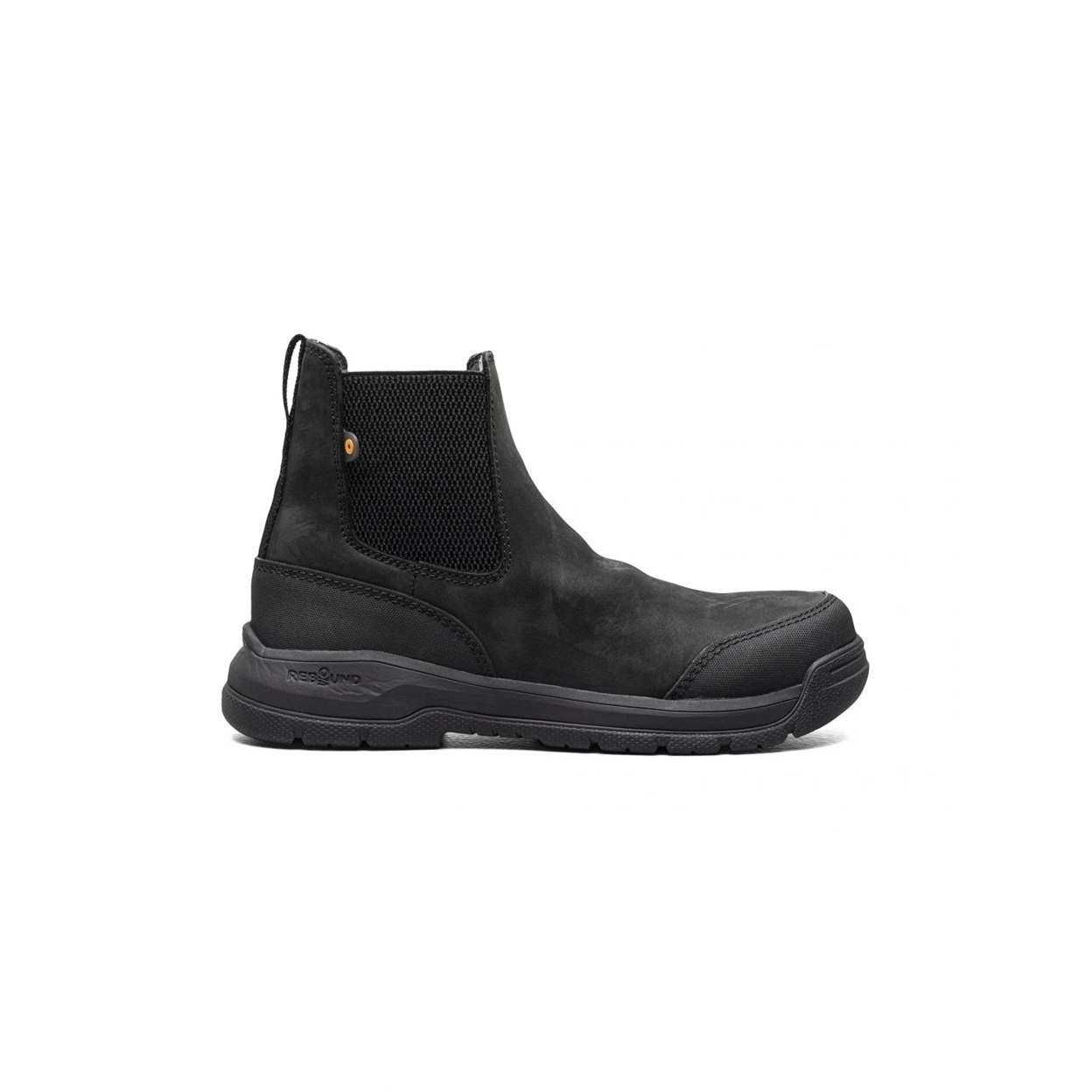 BOGS WORK SERIES Women's Shale Leather Chelsea Composite Toe Waterproof Work Boot Black - 72920CT-001 BLACK - BLACK, 9