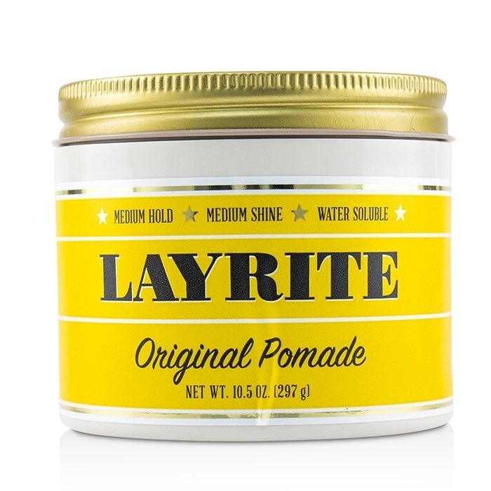 Layrite - Original Pomade (Medium Hold, Medium Shine, Water Soluble)(297g/10.5oz)