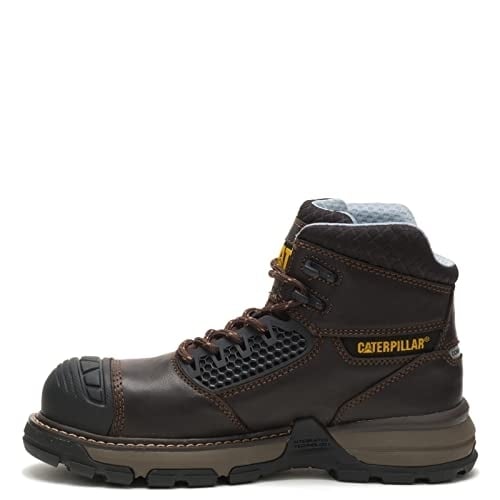 Cat Footwear Men's Excavator Superlite Cool Composite Toe Construction Boot DARK BROWN - DARK BROWN, 7.5 Wide