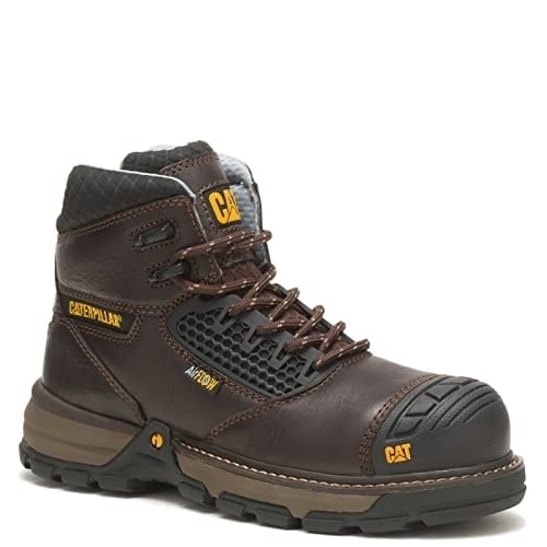 Cat Footwear Men's Excavator Superlite Cool Composite Toe Construction Boot DARK BROWN - DARK BROWN, 7.5
