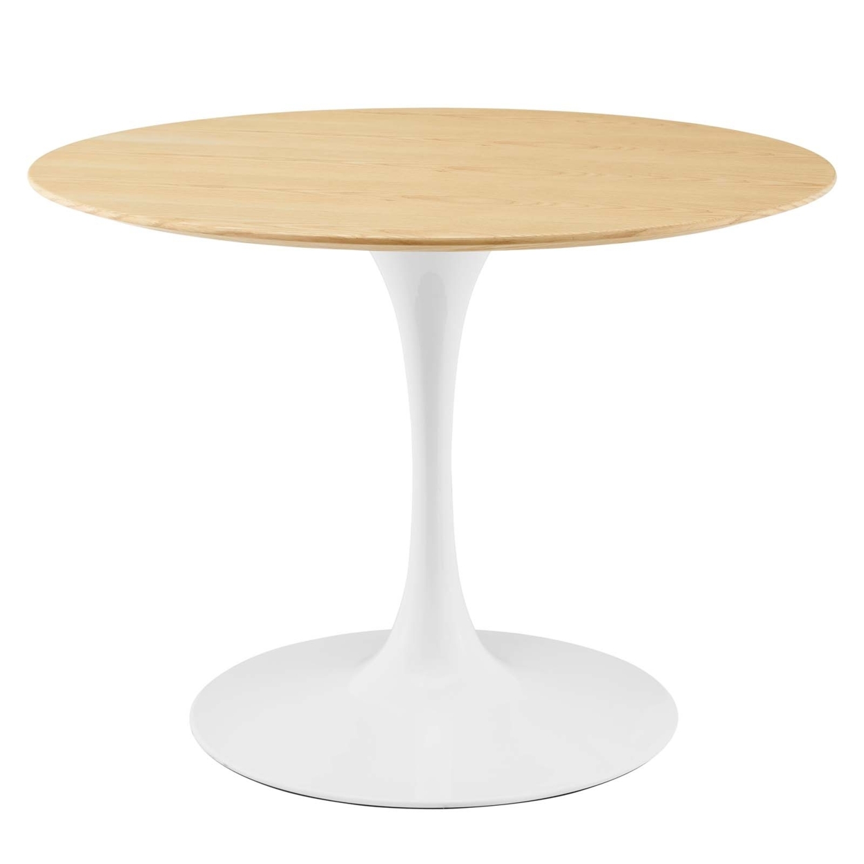 Lippa 40 Dining Table, White Natural