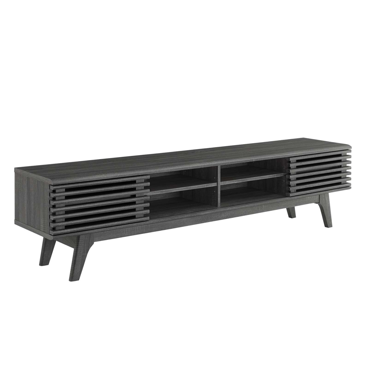 Render 70 Entertainment Center TV Stand, Charcoal