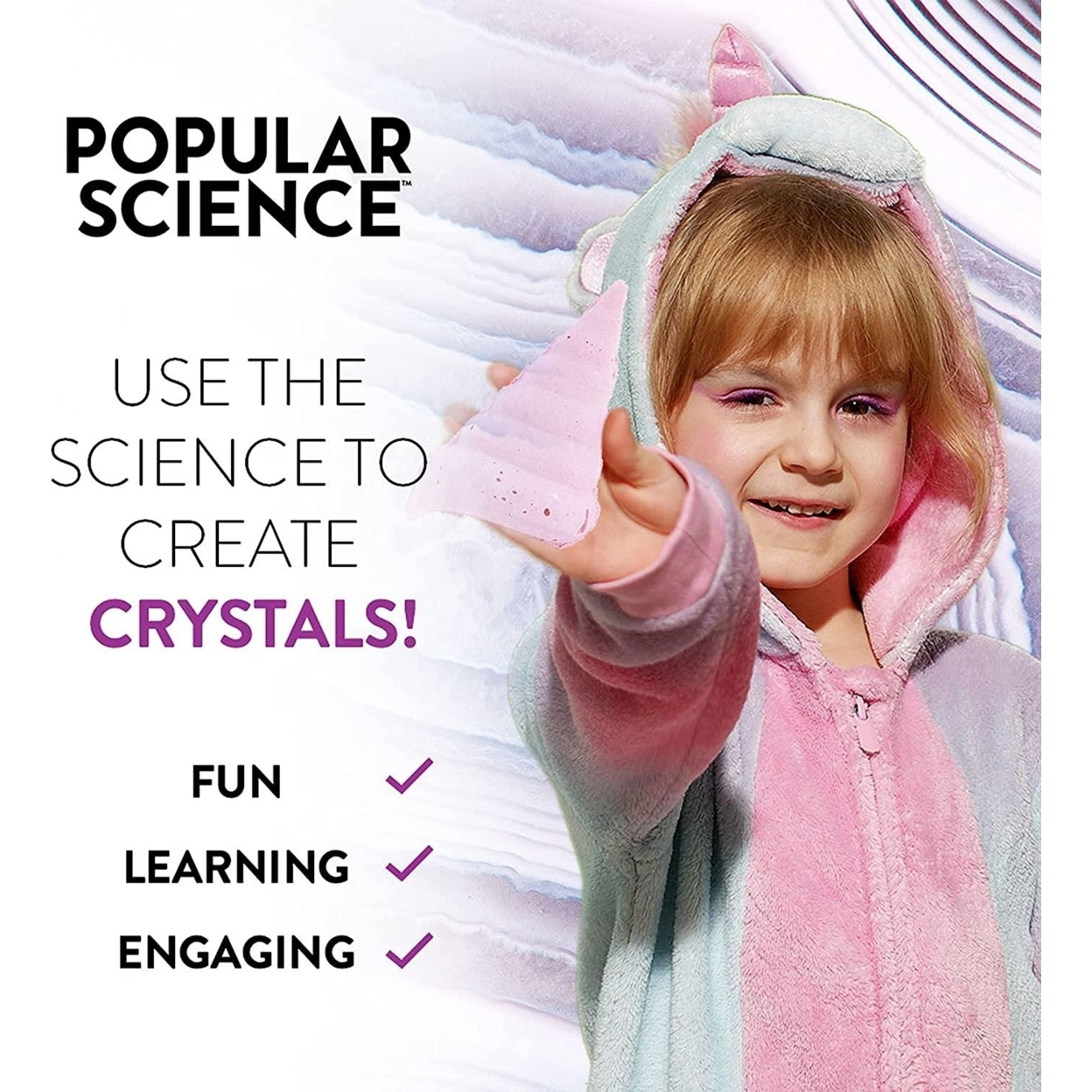 Popular Science Crystal Science Kit STEAM Educational Learning Experiment WOW! Stuff