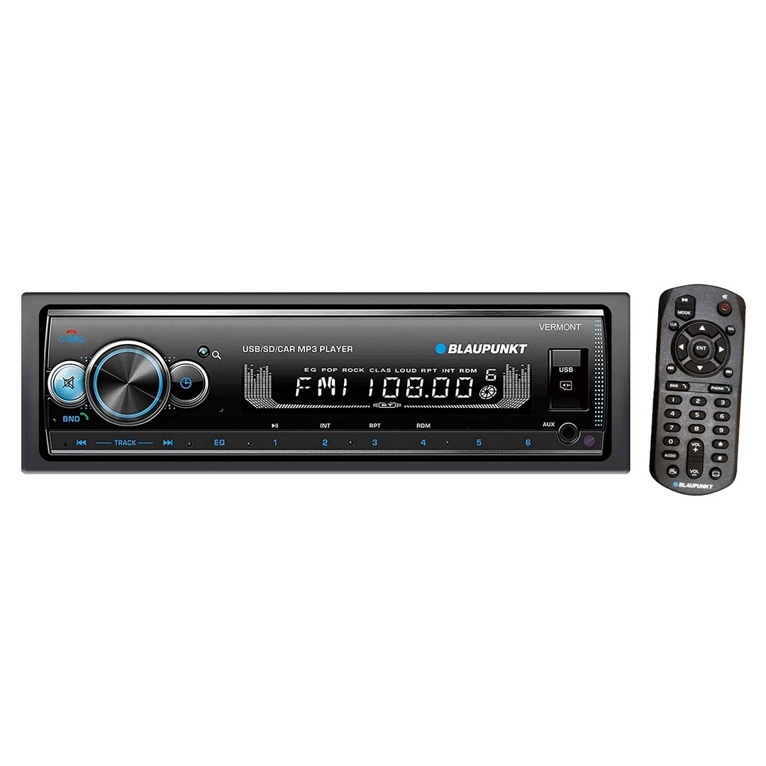 Blaupunkt Single DIN In Dash MP3 USB Bluetooth Car Stereo Digital Media Receiver