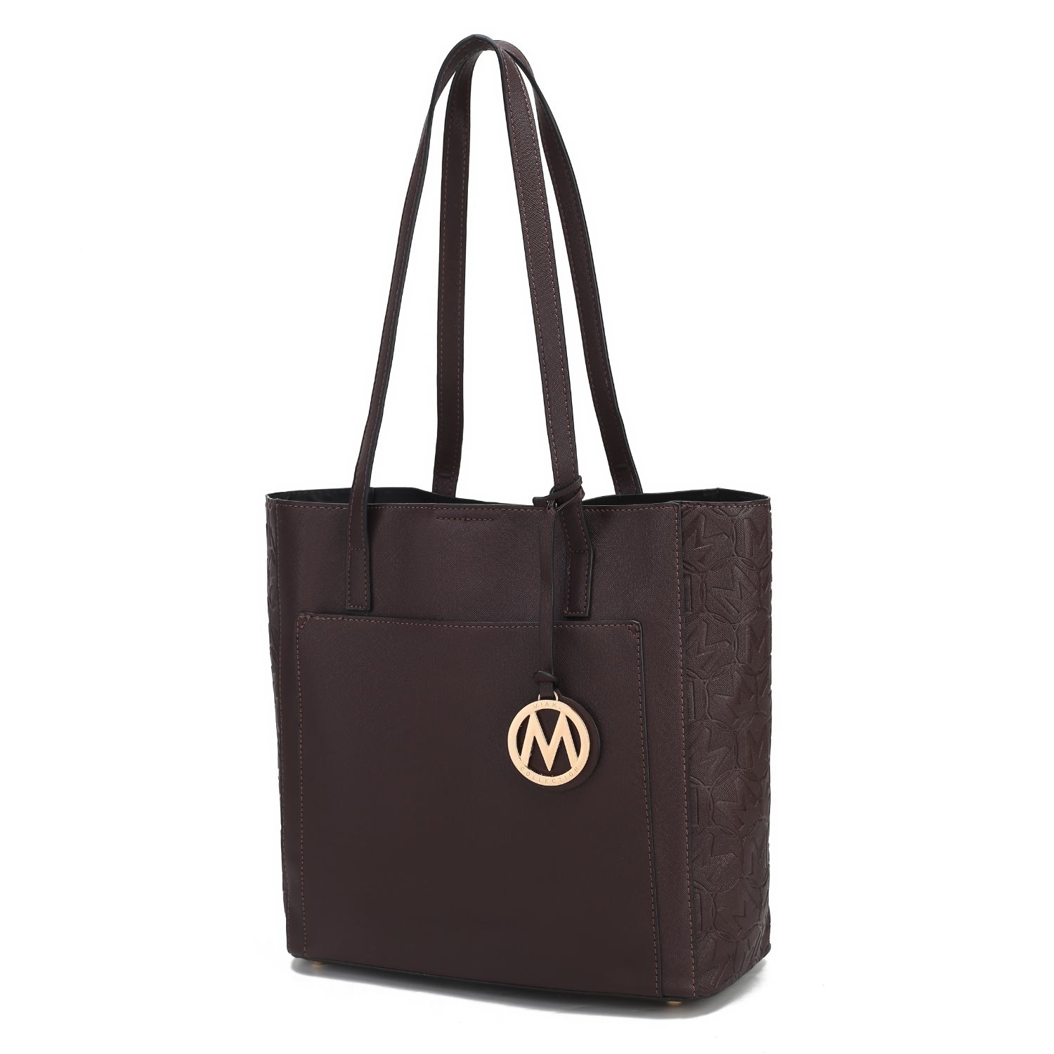 MKF Collection Lea Vegan Leather Women’s Tote Bag By Mia K. - Coffee