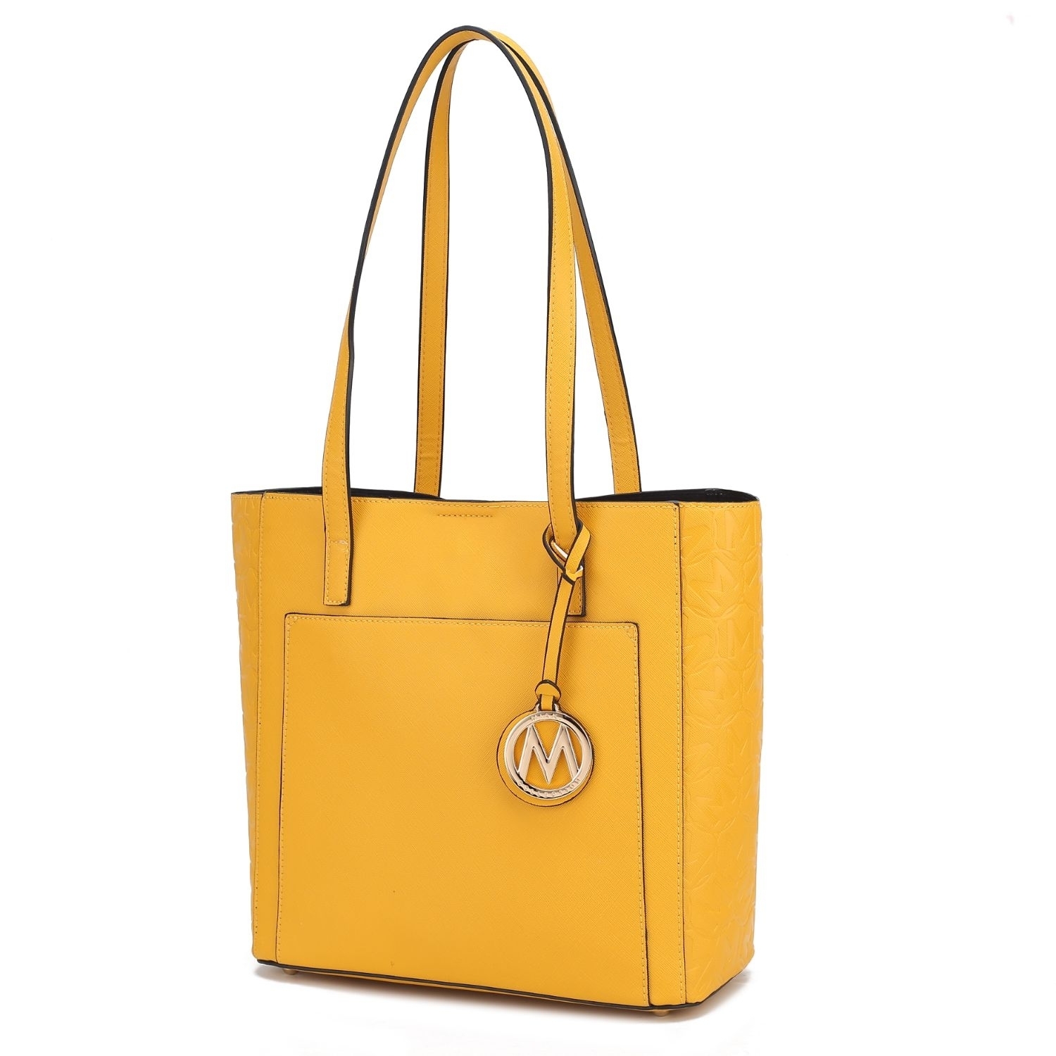 MKF Collection Lea Vegan Leather Women’s Tote Bag By Mia K. - Mustard