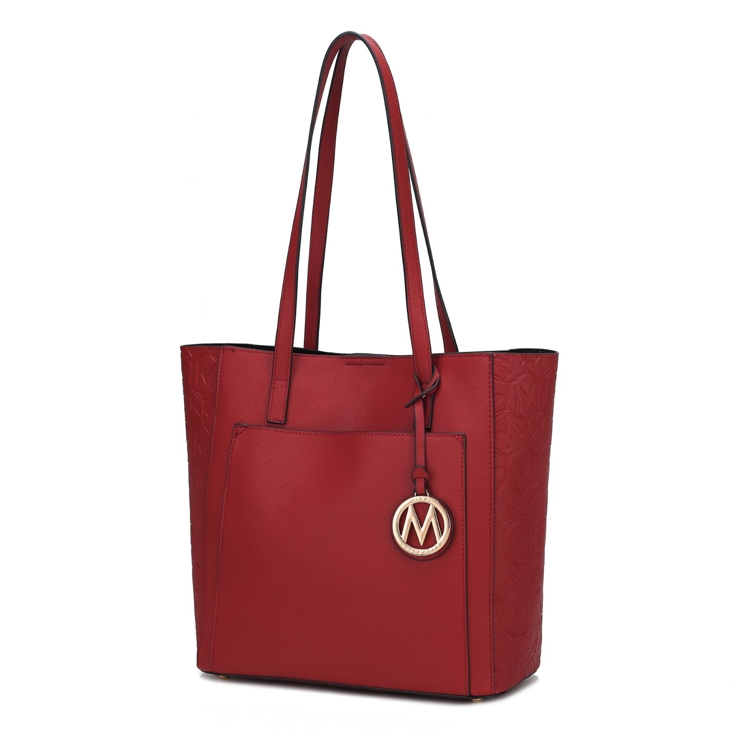 MKF Collection Lea Vegan Leather Women's Tote Handbag By Mia K. - Red