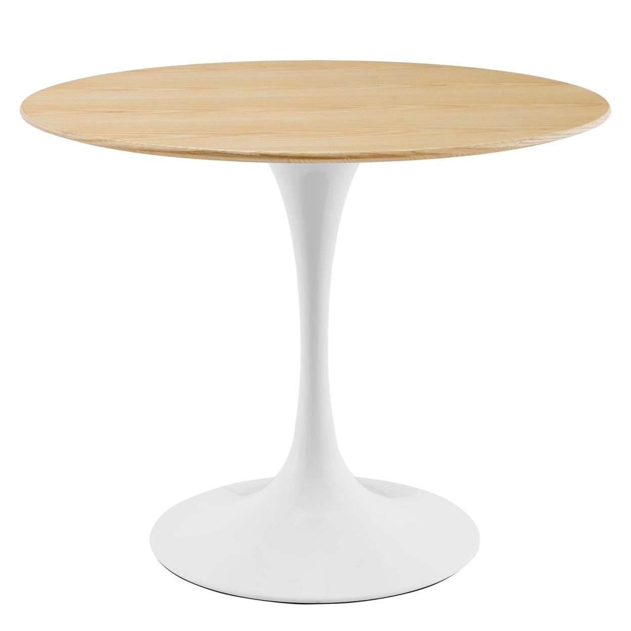 Lippa 36 Dining Table, White Natural