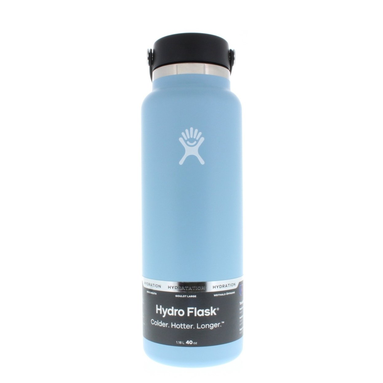 Hydro Flask Wide Mouth Bottle with Flex Cap in 2023  Hydro flask water  bottle, Stainless water bottle, Vacuum bottle
