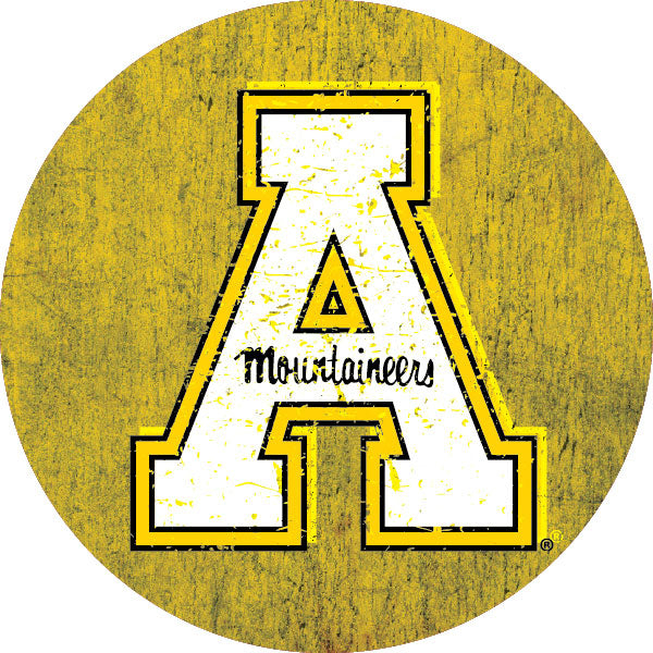 Appalachian State Mountaineers NCAA 4 Inch Round Decal Sticker