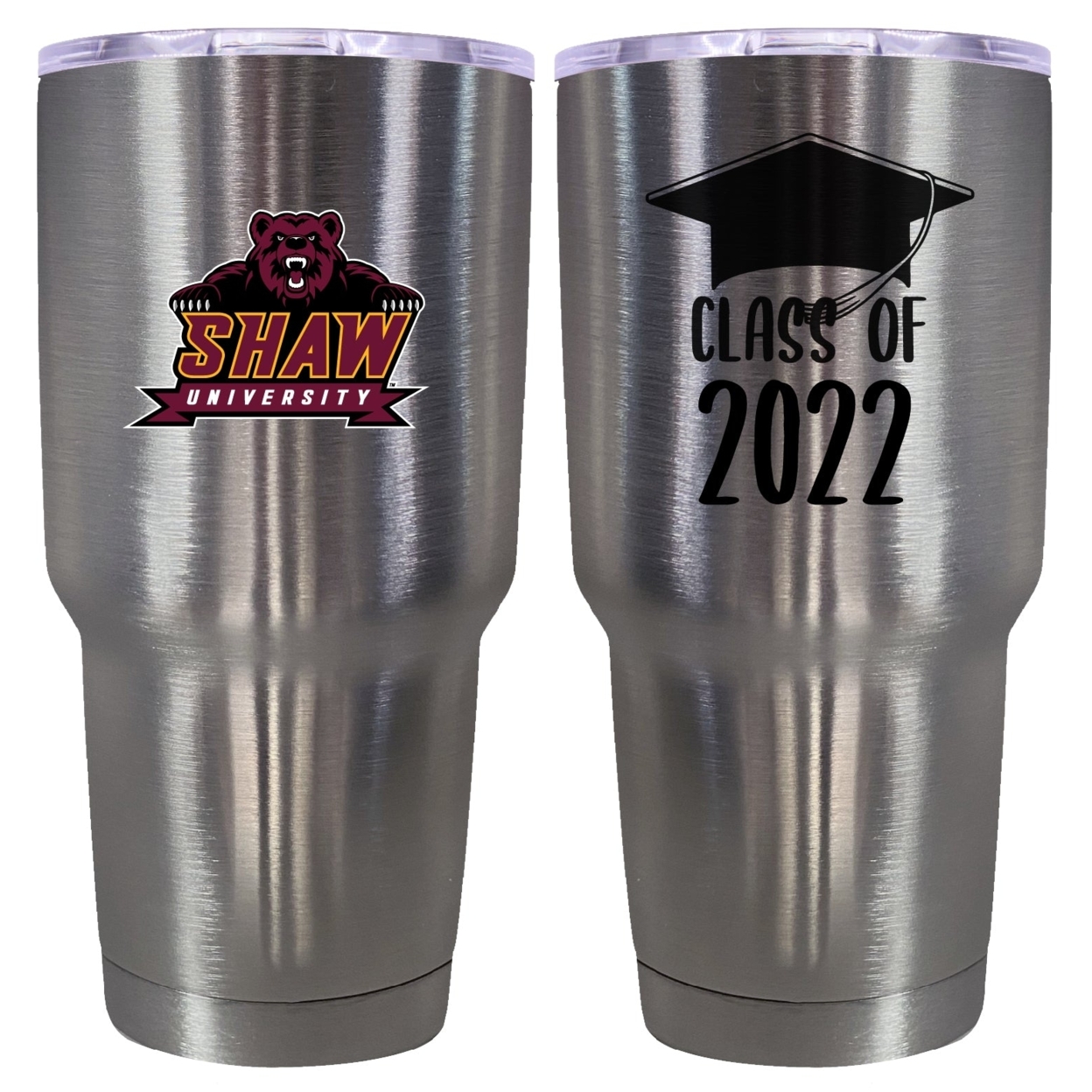 Shaw Univeristy Bears 24 OZ Insulated Stainless Steel Tumbler