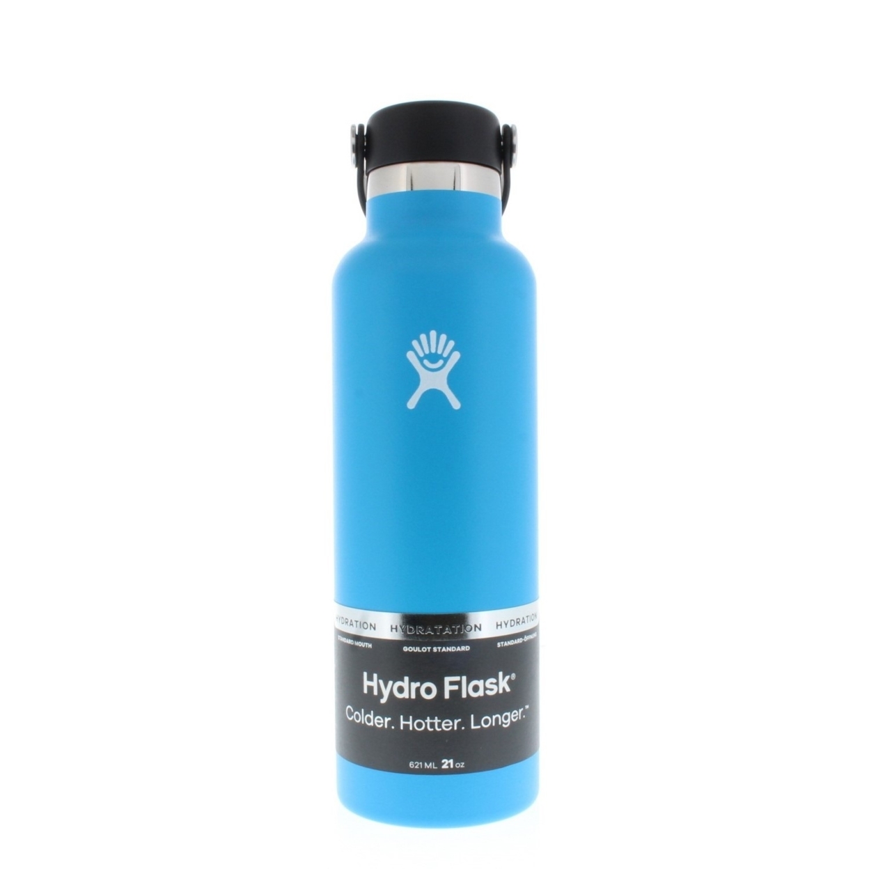 Hydro Flask Standard Mouth Water Bottle With Flex Cap 21oz/621ml - Pacific
