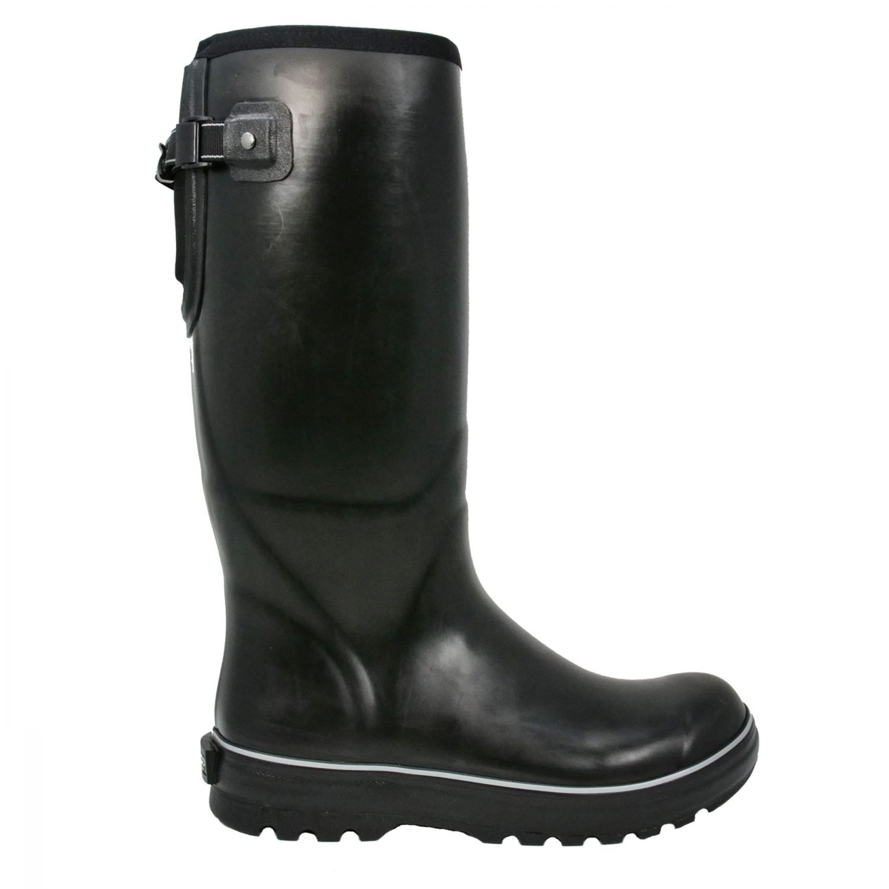 Dryshod Men's Mudslinger Gusset Premium Rubber Farm Boots Black/Grey - MDG-MH-BK ONE SIZE BLACK/GREY - BLACK/GREY, 10