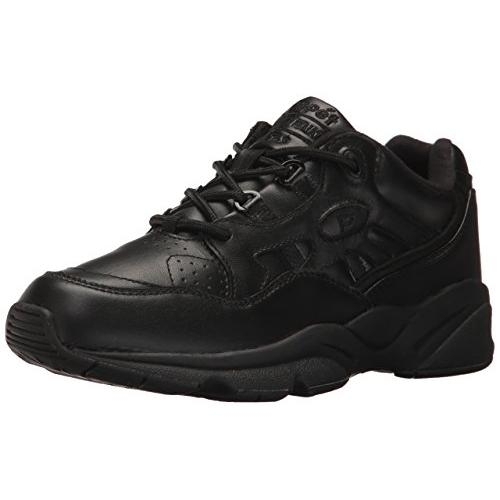 Propet Mens Stability Walker Walking Walking Sneakers Athletic Shoes - Black BLACK - BLACK, 12 X-Wide