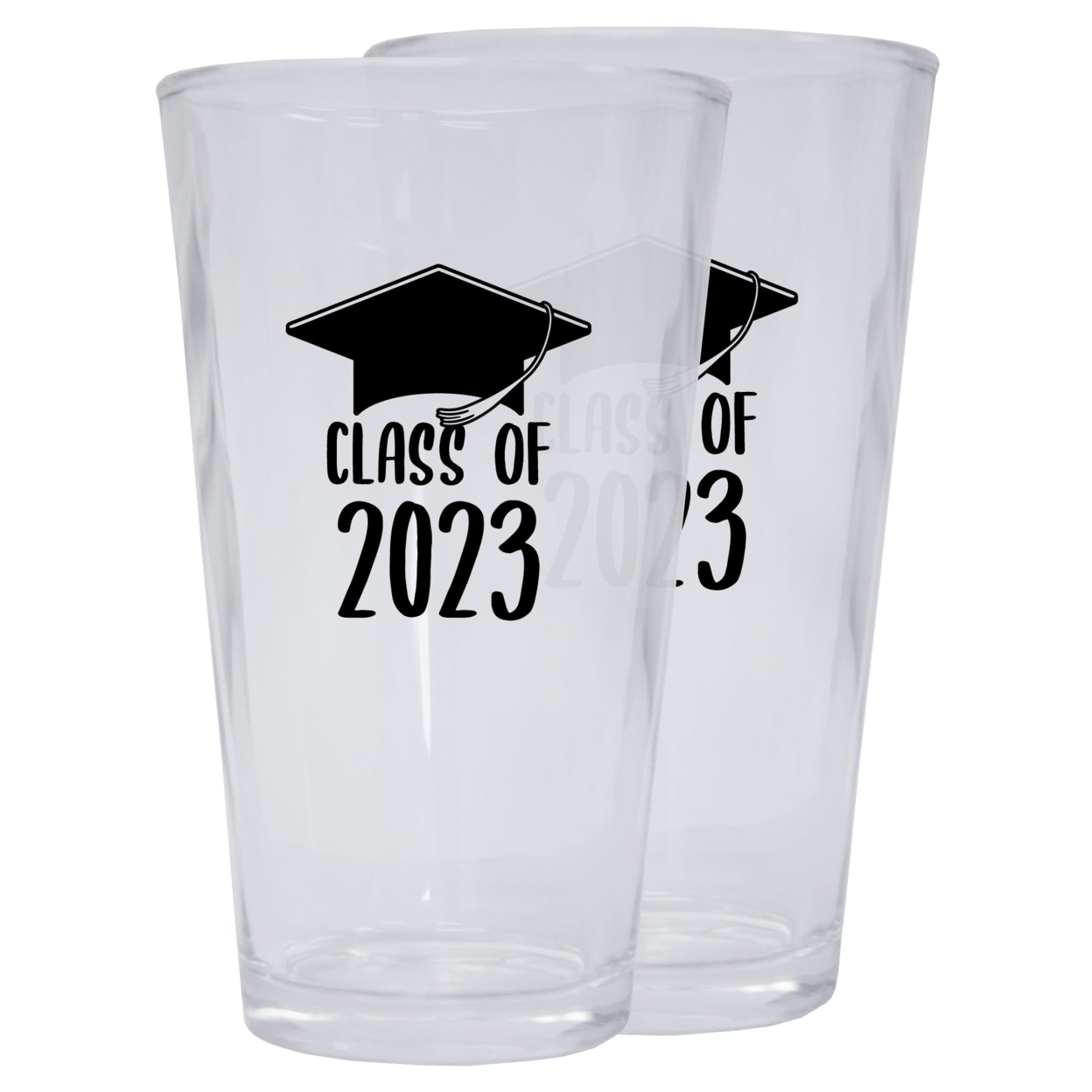 Class Of 2023 Graduation 16 Oz Pint Glass - 2