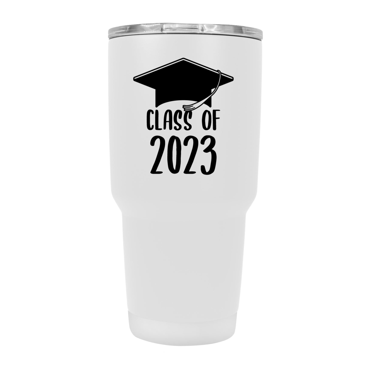 Class Of 2023 Graduation 24 Oz Insulated Stainless Steel Tumbler Navy - Red