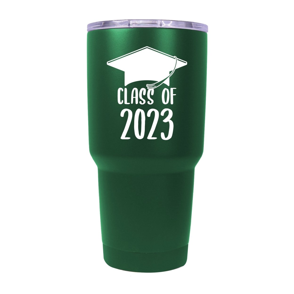Class Of 2023 Graduation 24 Oz Insulated Stainless Steel Tumbler Navy - White