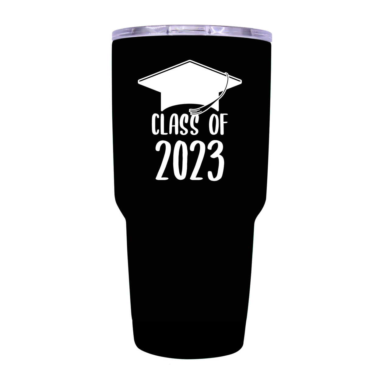 Class Of 2023 Graduation 24 Oz Insulated Stainless Steel Tumbler Navy - Black