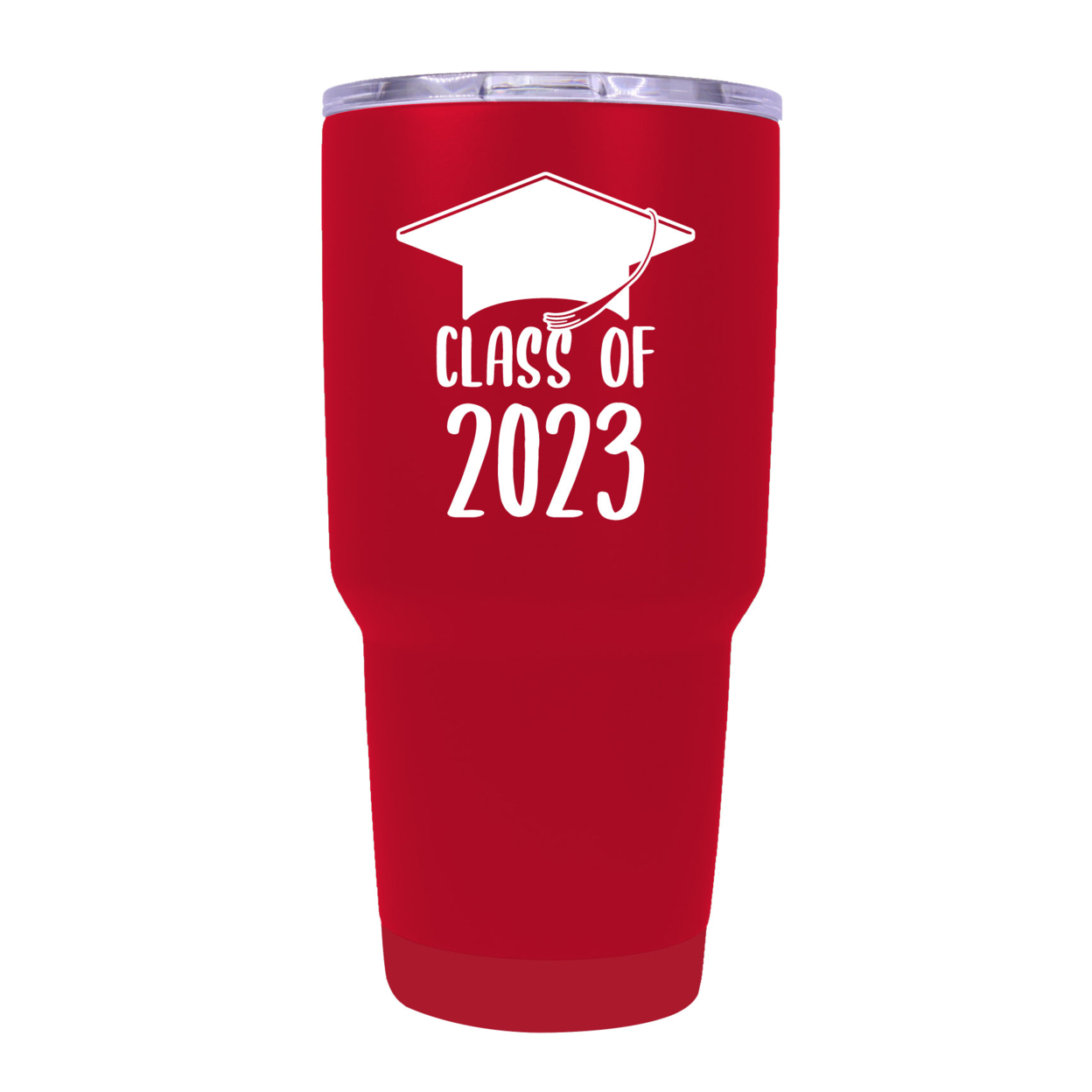 Class Of 2023 Graduation 24 Oz Insulated Stainless Steel Tumbler Navy - Red
