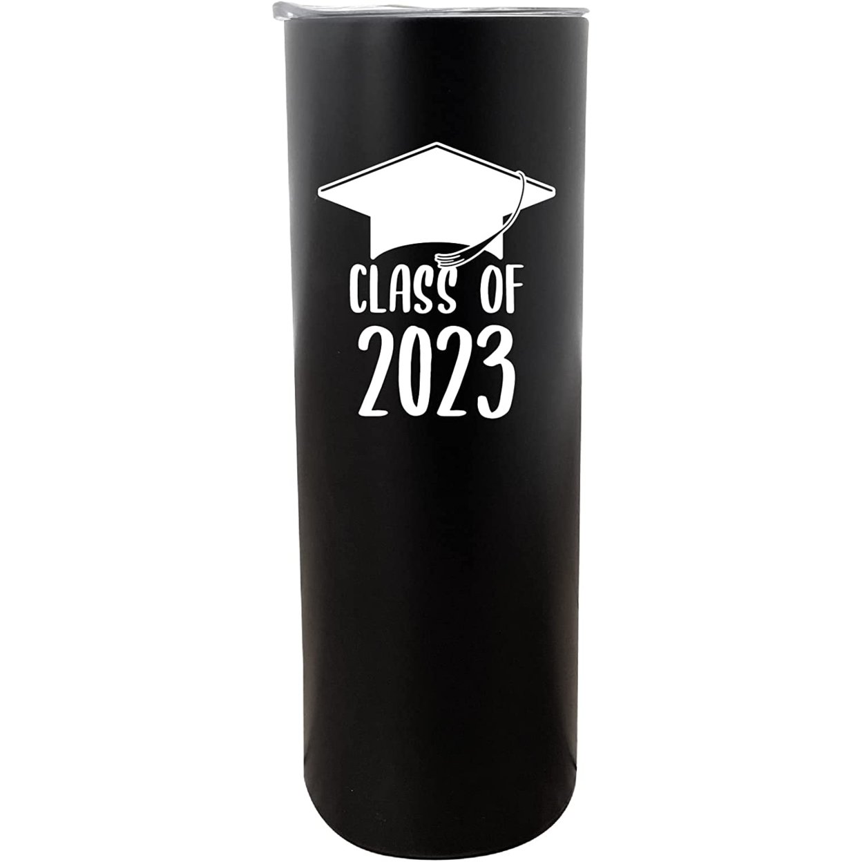 R And R Imports Class Of 2023 Grad Graduation 20 Oz Insulated Stainless Steel Skinny Tumbler - Black