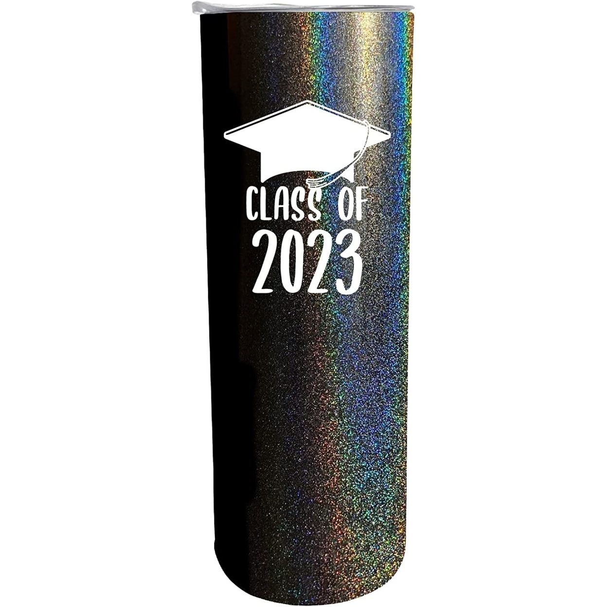R And R Imports Class Of 2023 Grad Graduation 20 Oz Insulated Stainless Steel Skinny Tumbler - Black