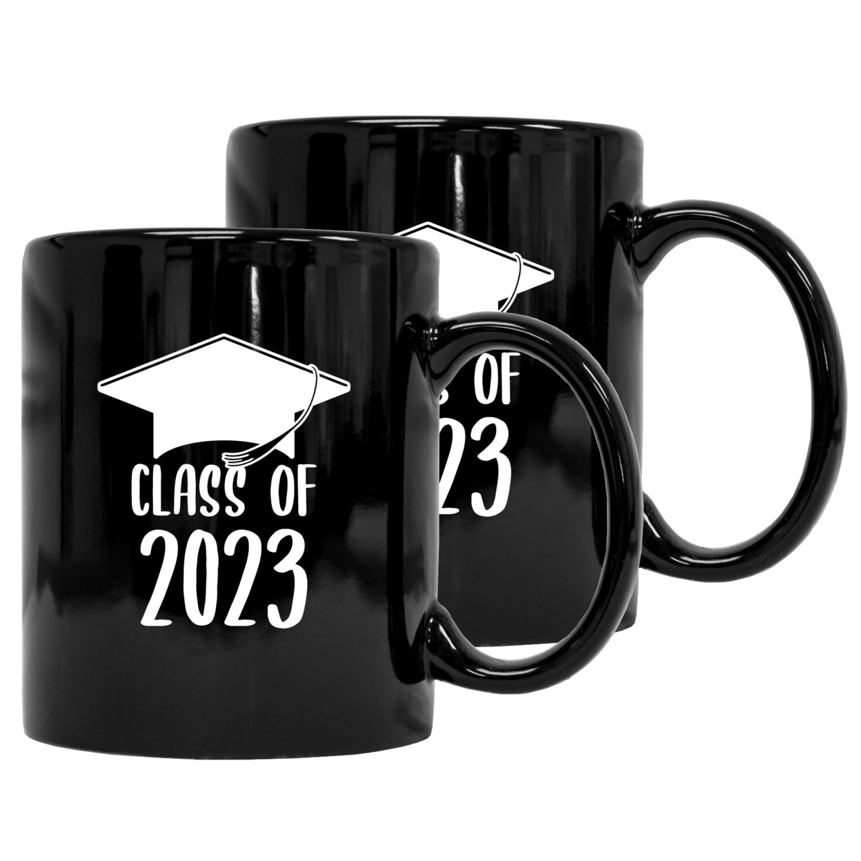 Class Of 2023 Graduation 12 Oz Ceramic Coffee Mug - Black/A, Single