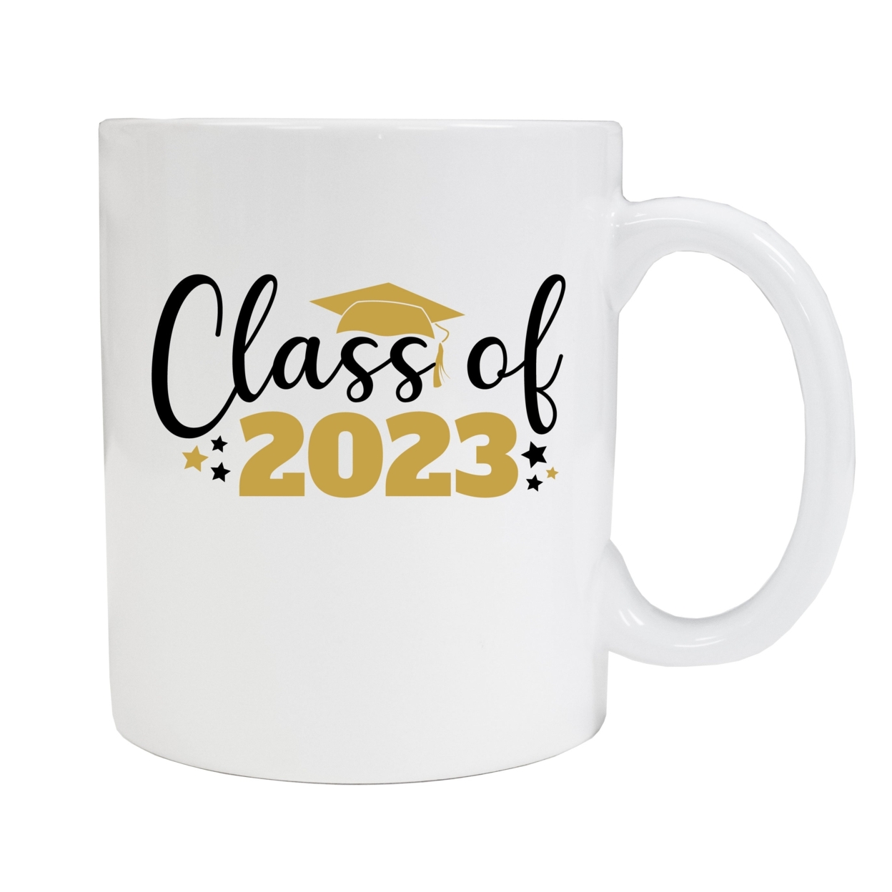 Class Of 2023 Graduation 12 Oz Ceramic Coffee Mug - White/B, Single