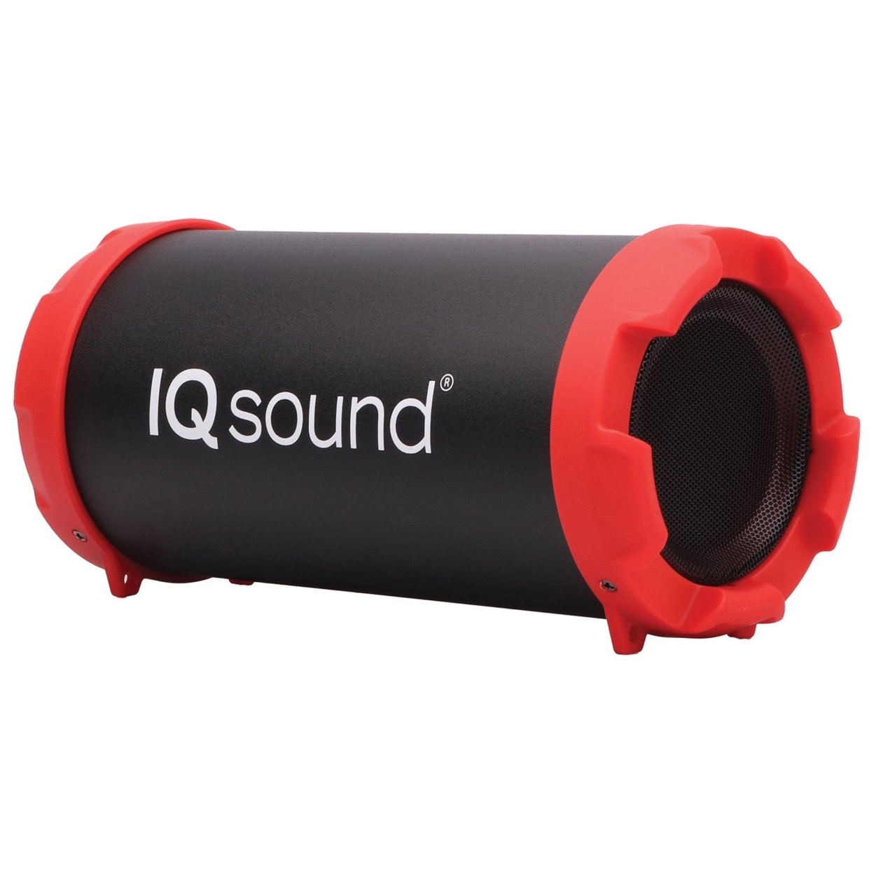3 Portable Bluetooth Speaker W 10m Range, FM Radio & Heavy Bass (IQ-1606BT) - Red