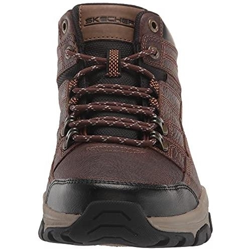 Skechers USA Men's 204482 Ankle Boot CHOCOLATE - CHOCOLATE, 13
