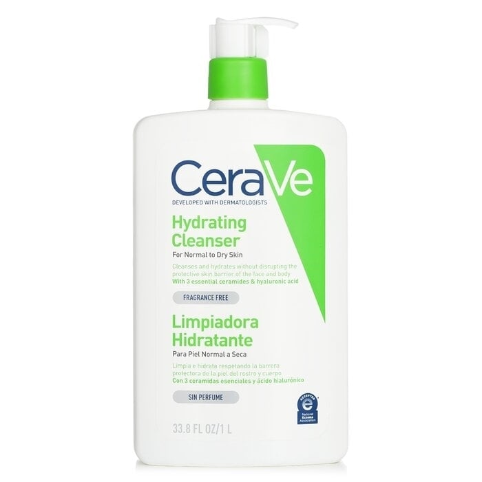 CeraVe - Hydrating Cleanser For Normal To Dry Skin(1000ml/33.8oz)