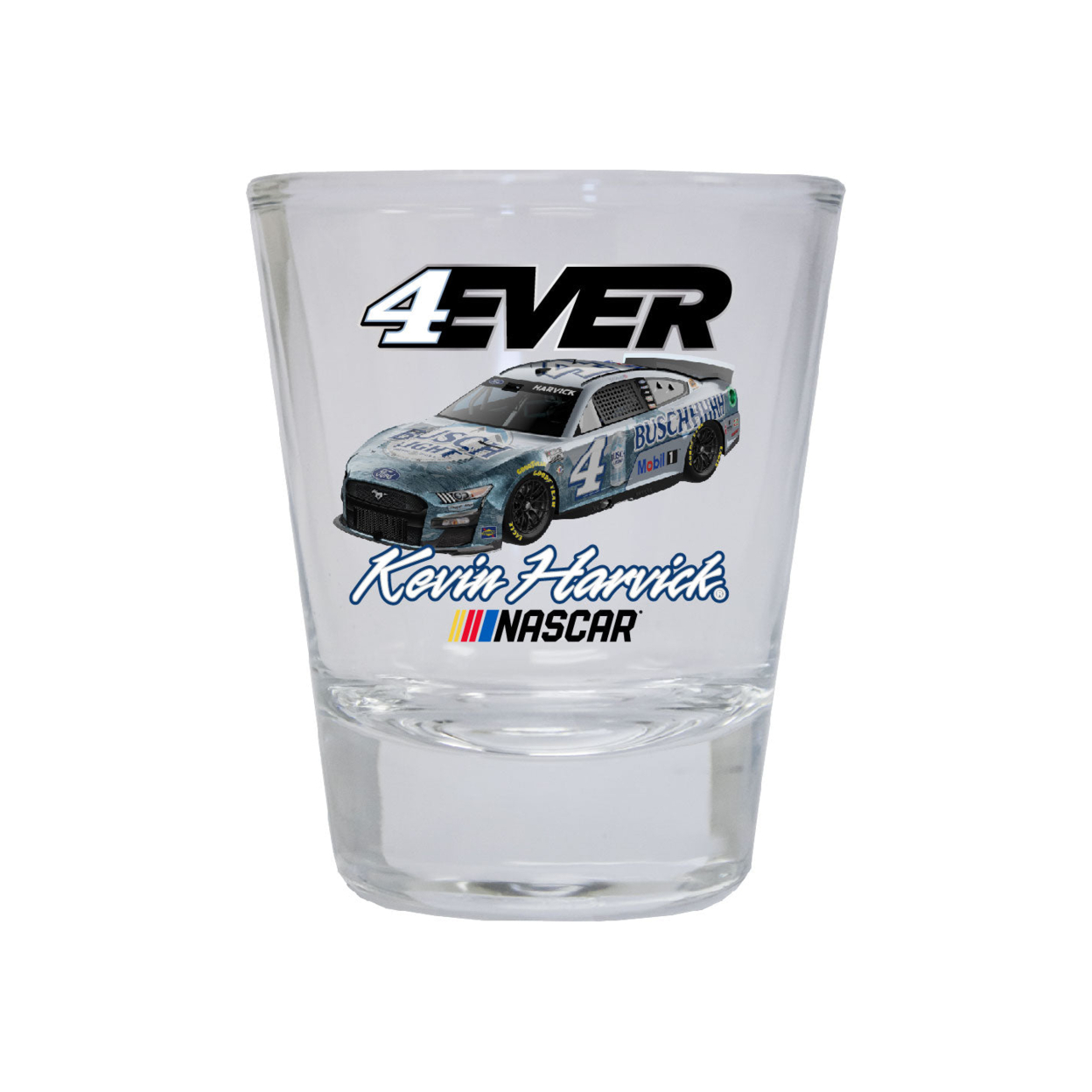 #4 Kevin Harvick NASCAR Officially Licensed Round Shot Glass