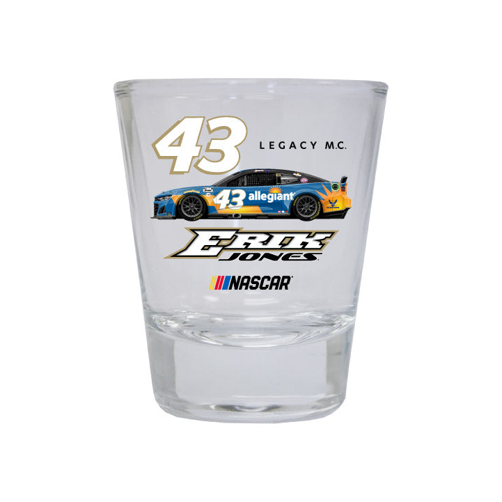 #43 Erik Jones NASCAR Officially Licensed Round Shot Glass
