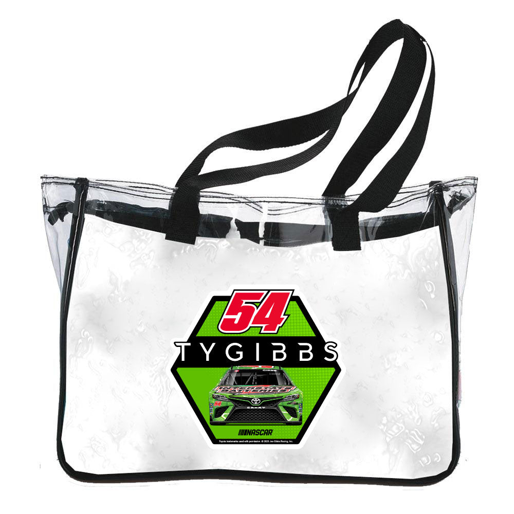 #54 Ty Gibbs NASCAR Officially Licensed Clear Tote Bag