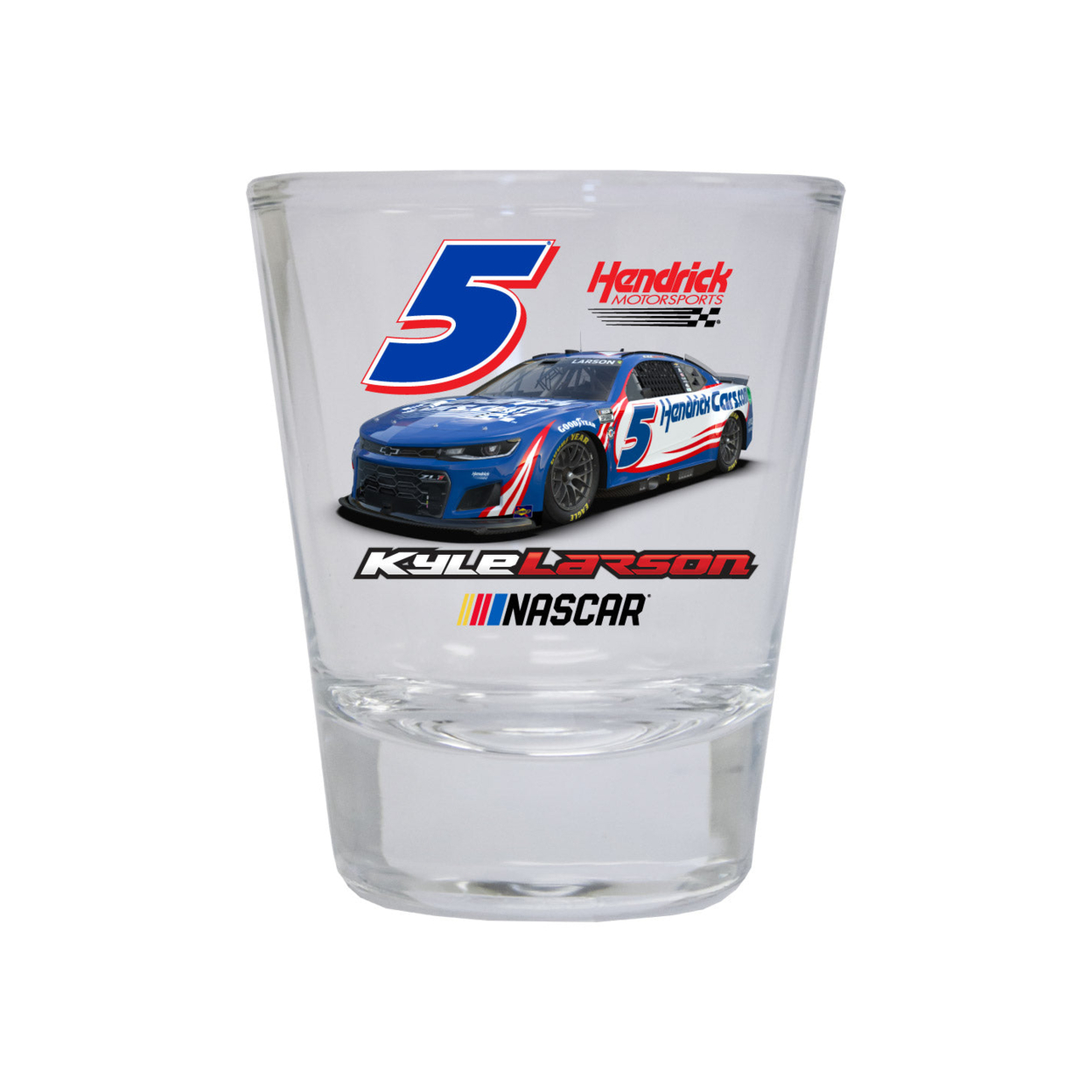 #5 Kyle Larson NASCAR Officially Licensed Round Shot Glass