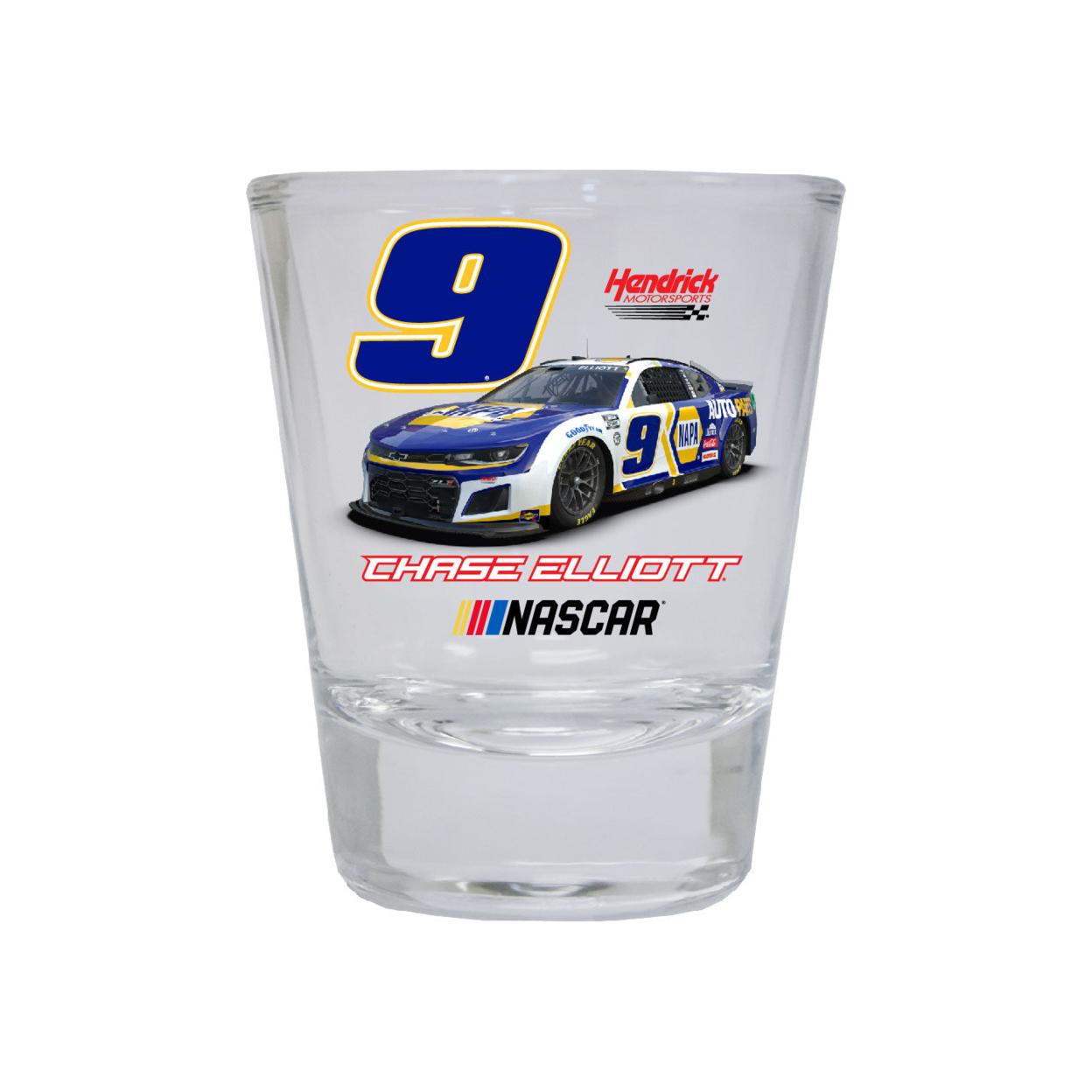 #9 Chase Elliott NASCAR Officially Licensed Round Shot Glass