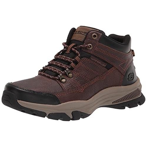 Skechers USA Men's 204482 Ankle Boot CHOCOLATE - CHOCOLATE, 13