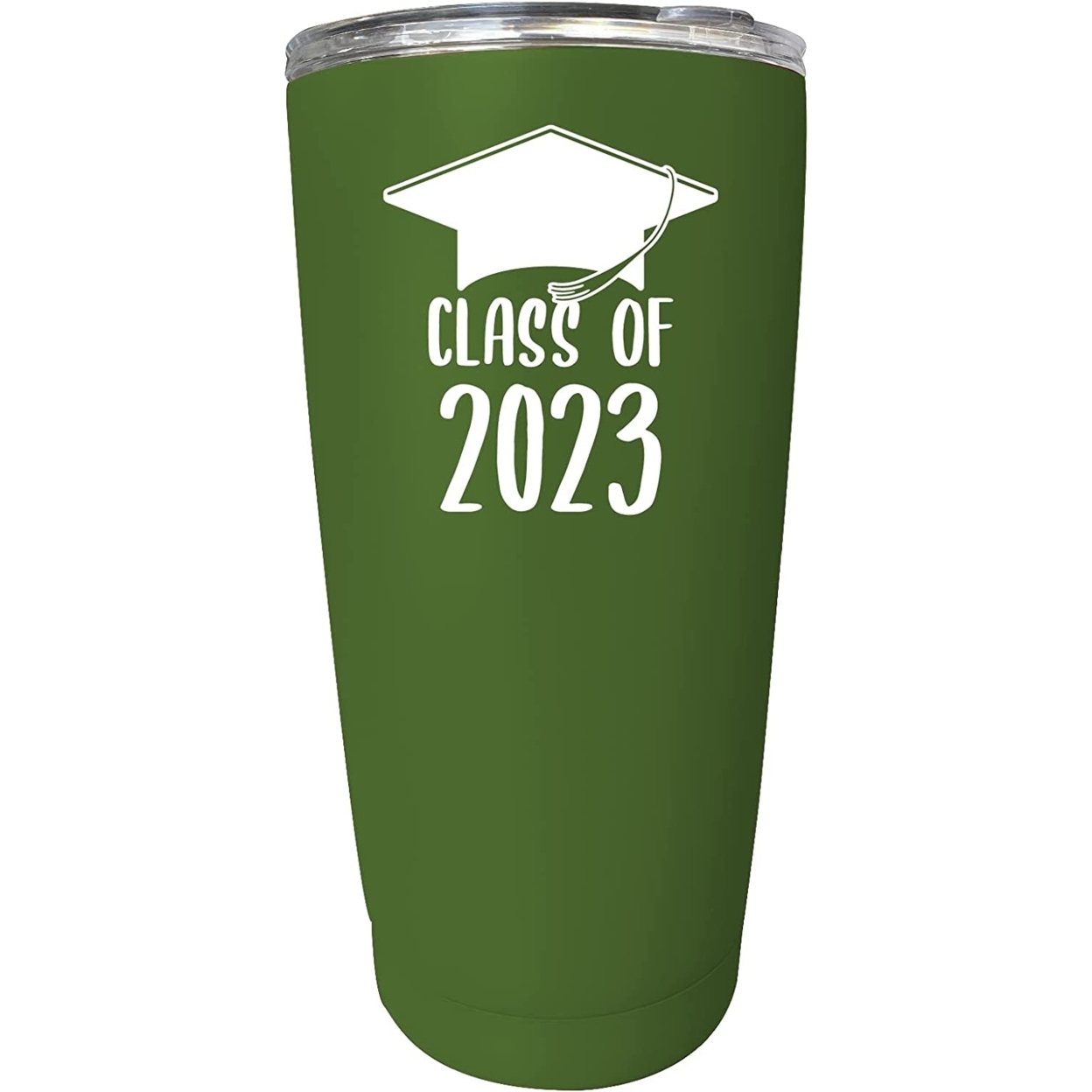 R And R Imports Class Of 2023 Graduation Senior Grad 16 Oz Stainless Steel Insulated Tumbler - Green
