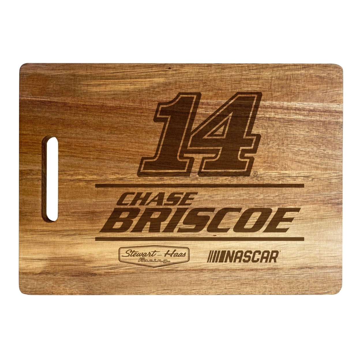#14 Chase Briscoe NASCAR Officially Licensed Engraved Wooden Cutting Board