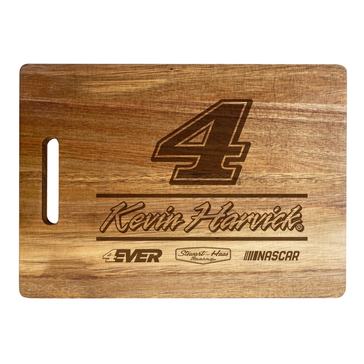 #4 Kevin Harvick NASCAR Officially Licensed Engraved Wooden Cutting Board
