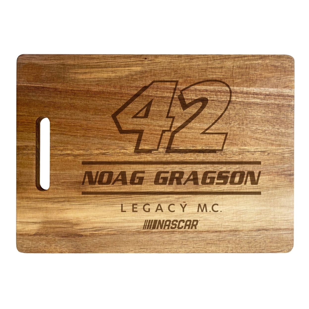 #42 Noah Gragson NASCAR Officially Licensed Engraved Wooden Cutting Board