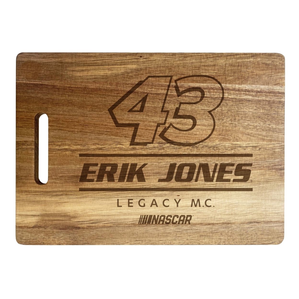 #43 Erik Jones NASCAR Officially Licensed Engraved Wooden Cutting Board