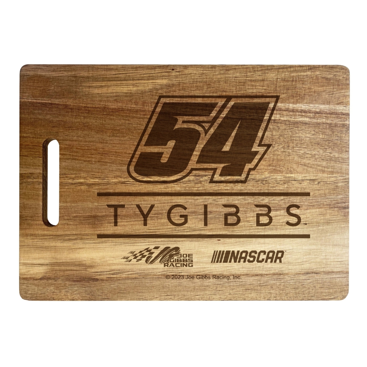 #54 Ty Gibbs NASCAR Officially Licensed Engraved Wooden Cutting Board
