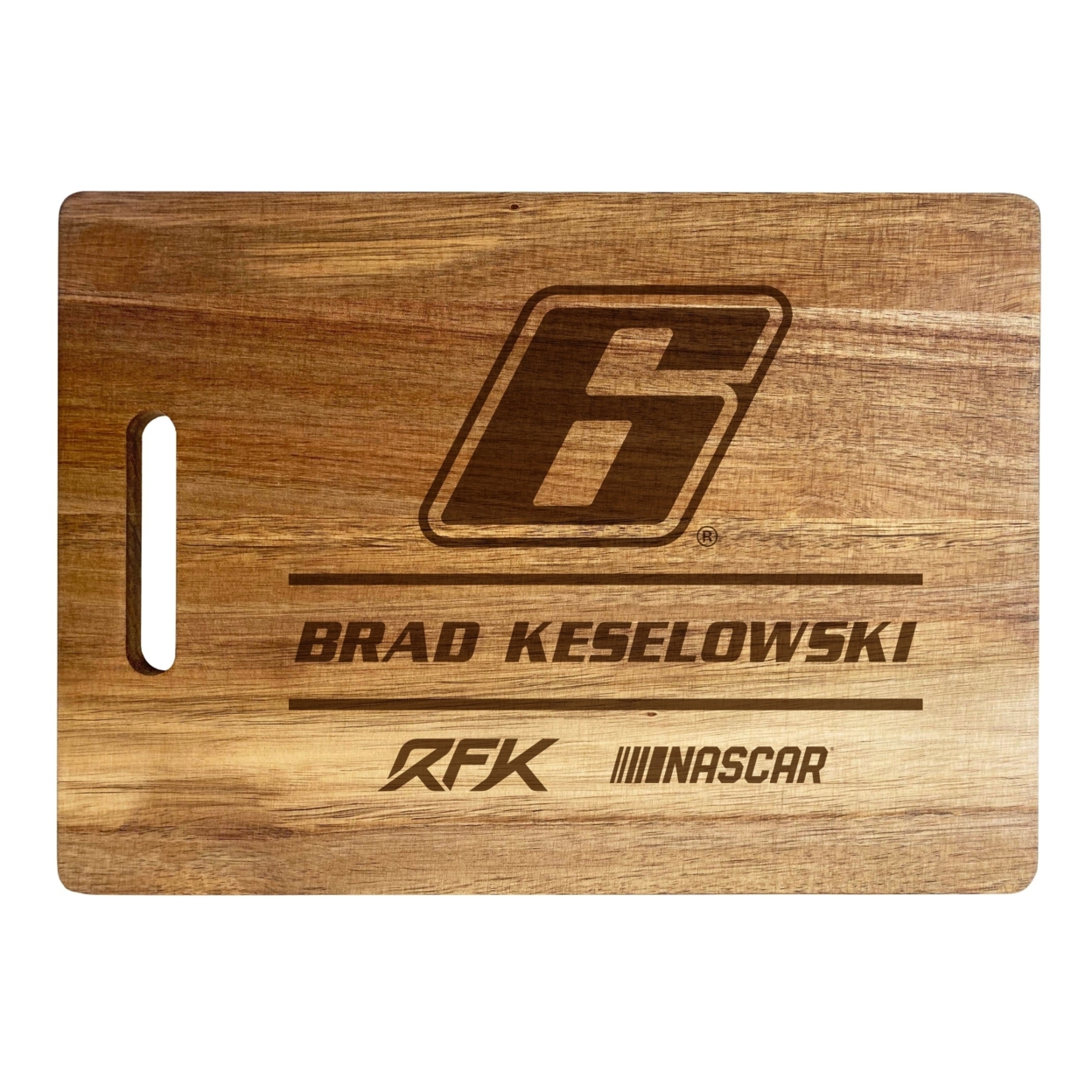 #6 Brad Kesewloski NASCAR Officially Licensed Engraved Wooden Cutting Board