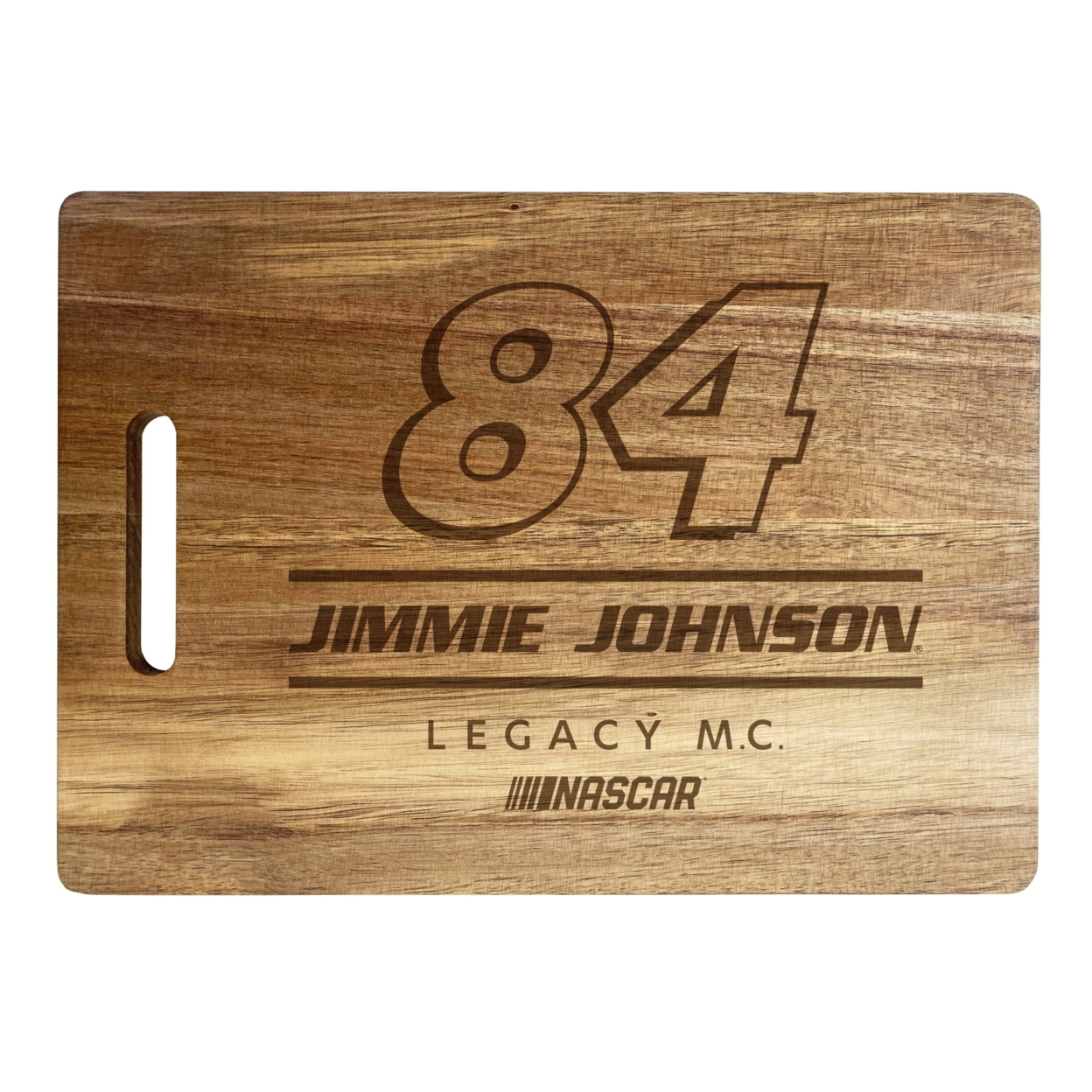 #84 Jimmie Johnson NASCAR Officially Licensed Engraved Wooden Cutting Board