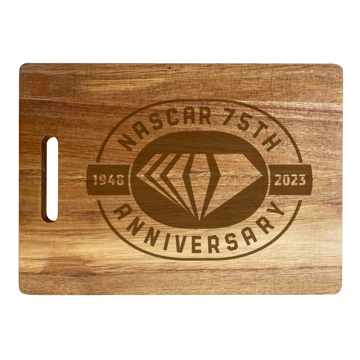 NASCAR 75 Anniversary Officially Licensed Engraved Wooden Cutting Board