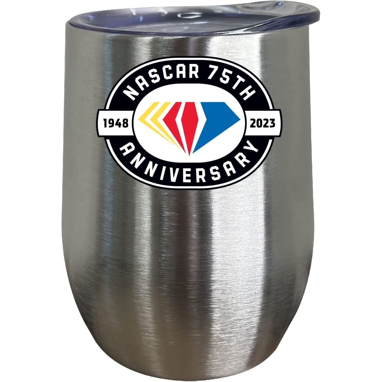 NASCAR 75 Year Anniversary Officially Licensed Insulated Wine Stainless Steel Tumbler