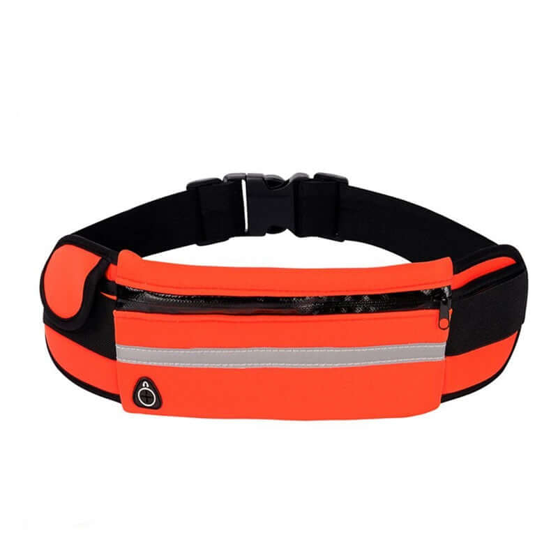 Velocity Water-Resistant Sports Running Belt And Fanny Pack For Outdoor Sports - Orange
