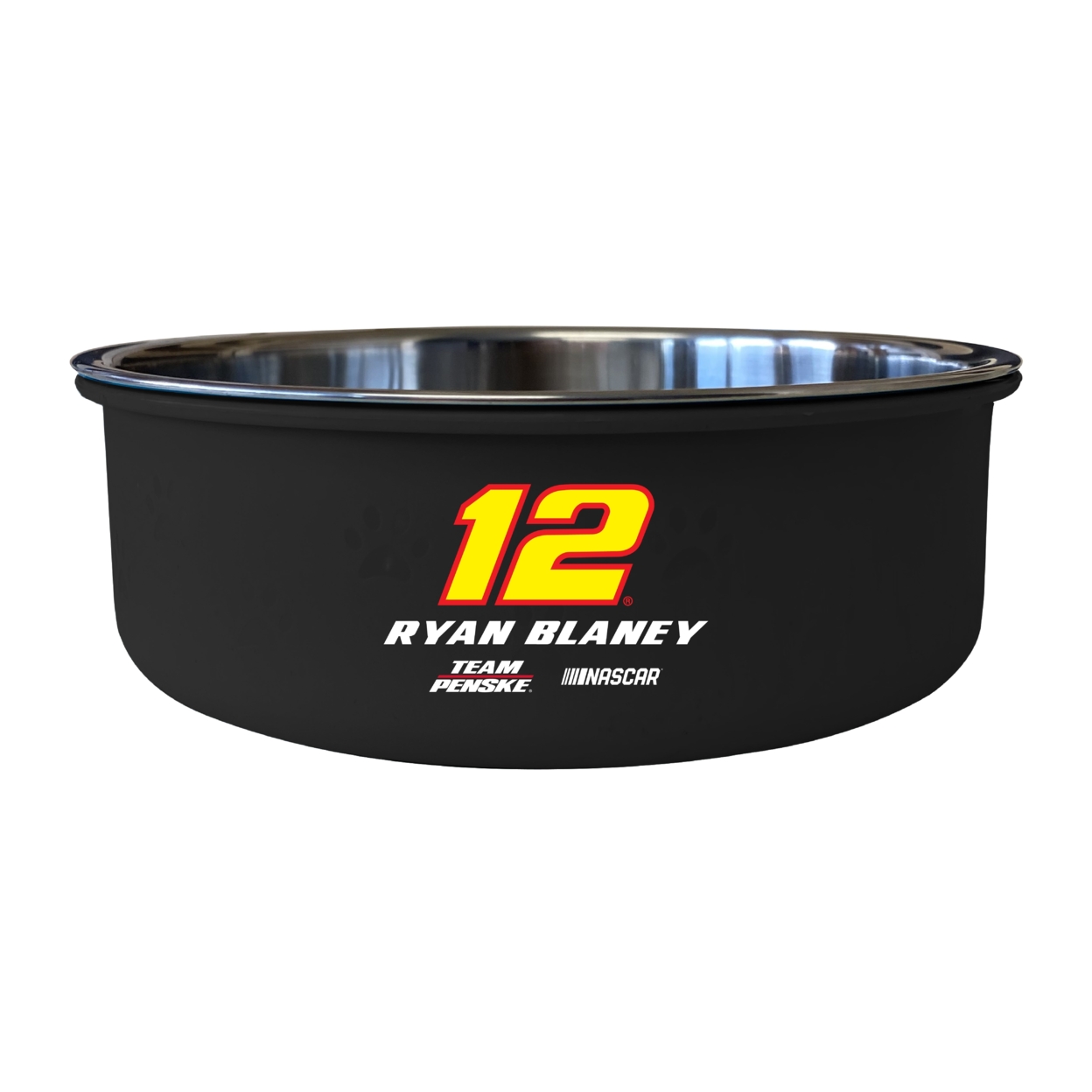#12 Ryan Blaney Officially Licensed 5x2.25 Pet Bowl